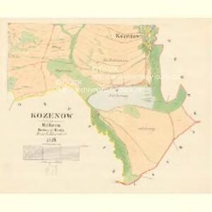 Kozenow - m1409-1-002 - Kaiserpflichtexemplar der Landkarten des stabilen Katasters