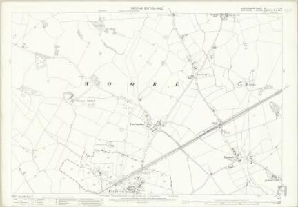 Staffordshire XVI.15 (includes: Maer; Mucklestone; Woore) - 25 Inch Map
