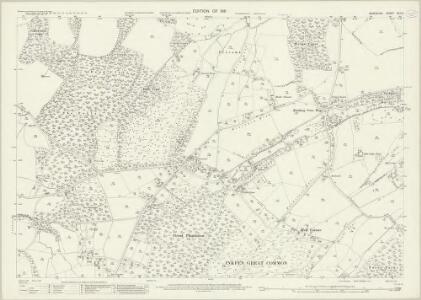 Berkshire XLII.5 (includes: Inkpen; Kintbury; West Woodhay) - 25 Inch Map