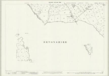 Cornwall XII.7 & 2 & 5 (includes: Boyton; North Petherwin;  Tremaine; Werrington) - 25 Inch Map