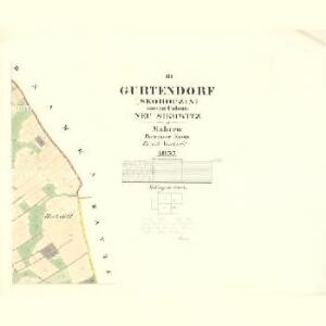 Gurtendorf (Skoroczin) - m2742-1-003 - Kaiserpflichtexemplar der Landkarten des stabilen Katasters