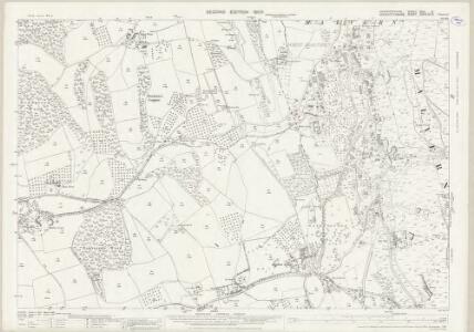 Herefordshire XXIX.14 (includes: Great Malvern; Mathon; West Malvern) - 25 Inch Map