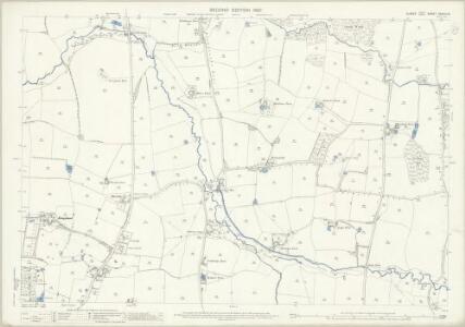 Sussex XXXVIII.8 (includes: Hurstpierpoint; Twineham) - 25 Inch Map