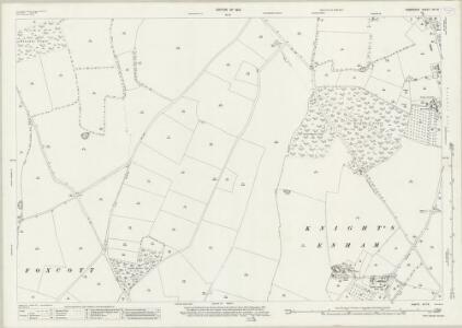 Hampshire and Isle of Wight XV.16 (includes: Andover; Penton Mewsey; Tangley) - 25 Inch Map