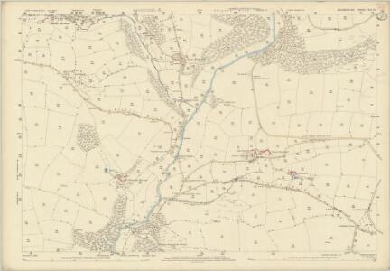 Devon XIV.12 (includes: Charles; East Buckland; Filleigh; North Molton; South Molton) - 25 Inch Map