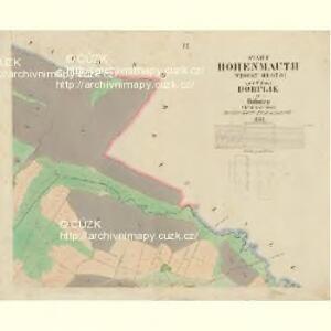 Hohenmauth (Wisoky Megto) - c8959-1-008 - Kaiserpflichtexemplar der Landkarten des stabilen Katasters