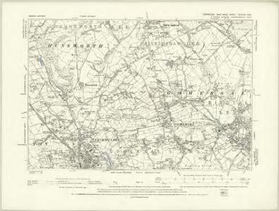 Yorkshire CCXXXII.SW - OS Six-Inch Map