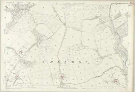Devon XLIII.2 (includes: Chawleigh; Cheldon; Chumleigh; East Worlington) - 25 Inch Map