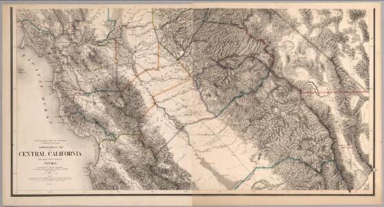 Composite:  Topographical Map of Central California Together With a Part of Nevada, Sheets III-IV.