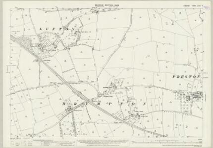 Somerset LXXXII.16 (includes: Brympton; Odcombe; Yeovil) - 25 Inch Map