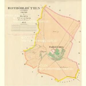 Rothöhlhütten - m0384-1-001 - Kaiserpflichtexemplar der Landkarten des stabilen Katasters