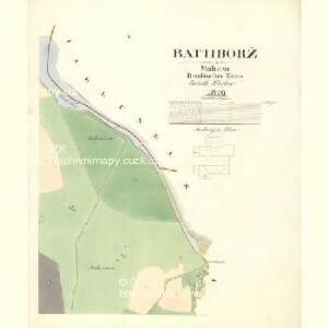 Rattiborž - m2569-1-005 - Kaiserpflichtexemplar der Landkarten des stabilen Katasters