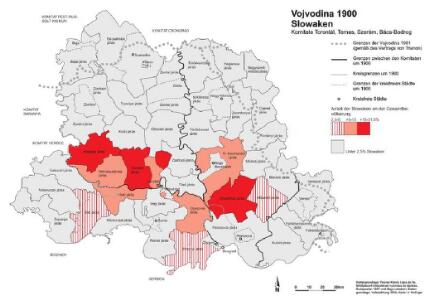 Vojvodina 1900. Slowaken