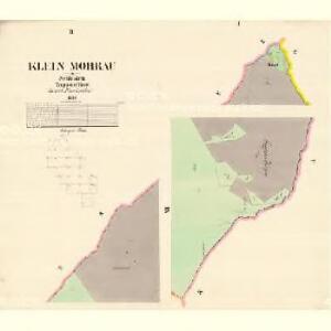 Klein Mohrau - m1688-1-001 - Kaiserpflichtexemplar der Landkarten des stabilen Katasters