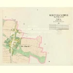 Klein Hluschitz (Maly Hlussice) - c1901-1-002 - Kaiserpflichtexemplar der Landkarten des stabilen Katasters