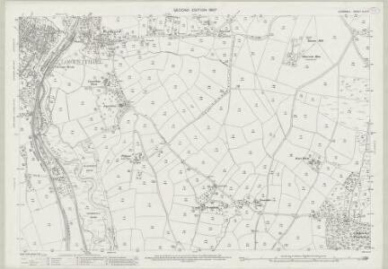 Cornwall XLII.8 (includes: Lostwithiel; St Winnow) - 25 Inch Map