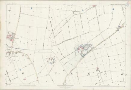 Norfolk XCV.4 (includes: Attleborough; Old Buckenham) - 25 Inch Map