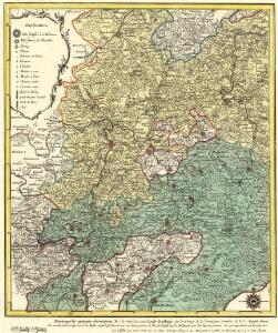 Le Landgraviat de Hesse-Cassel Meridional et Septentr: avec une Partie du Landgraviat de Hesse-Darmstat et de la Vetteravie avec autres dependences