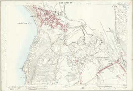 Dorset LVIII.11 (includes: Portland) - 25 Inch Map