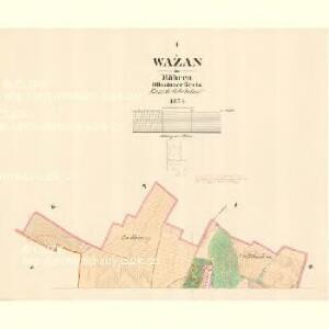 Wažan - m3289-1-001 - Kaiserpflichtexemplar der Landkarten des stabilen Katasters