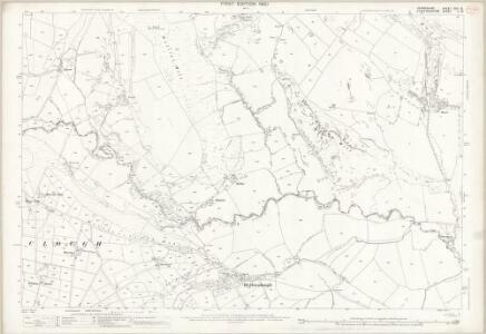 Derbyshire XXII.13 (includes: Hartington Middle Quarter; Hartington upper Quarter; Hollinsclough) - 25 Inch Map