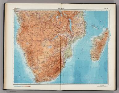 173-174.  Africa, South.  The World Atlas.