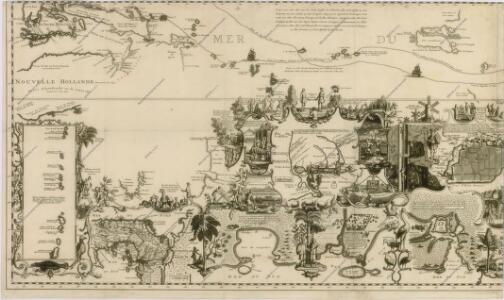 Carte tres curieuse de la mer du Sud, contenant des remarques nouvelles et tres utiles non seulement...