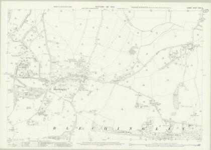Surrey XXVII.14 (includes: Bletchingley) - 25 Inch Map