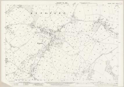 Cheshire XXXIII.5 (includes: Kingsley; Norley) - 25 Inch Map