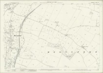Hampshire and Isle of Wight LIX.7 (includes: Corhampton and Meonstoke; Exton) - 25 Inch Map