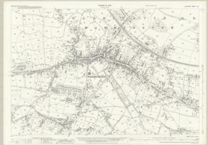 Wiltshire LI.8 (includes: Warminster) - 25 Inch Map