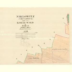 Niklowitz (Nikulowice) - m1788-1-001 - Kaiserpflichtexemplar der Landkarten des stabilen Katasters
