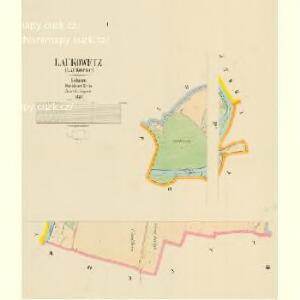 Laukowetz (Laukowec) - c4253-1-001 - Kaiserpflichtexemplar der Landkarten des stabilen Katasters