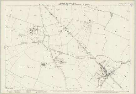 Wiltshire X.12 (includes: Blunsdon St Andrew; Haydon Wick; Stanton Fitzwarren; Stratton St Margaret) - 25 Inch Map