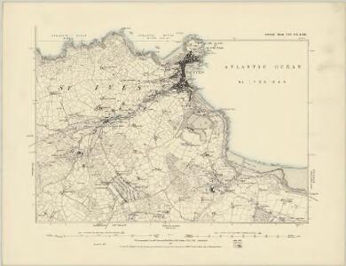Cornwall LXI.SW - OS Six-Inch Map