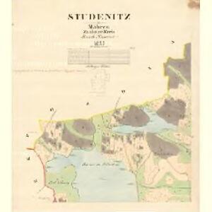 Studenitz - m2930-1-002 - Kaiserpflichtexemplar der Landkarten des stabilen Katasters
