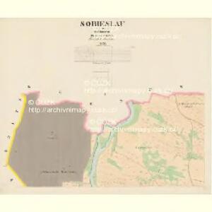 Sobieslau - c7117-1-001 - Kaiserpflichtexemplar der Landkarten des stabilen Katasters