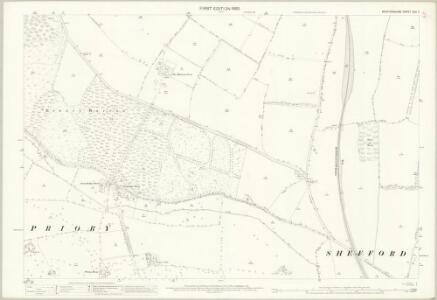 Bedfordshire XXII.7 (includes: Chicksands; Shefford; Southill) - 25 Inch Map