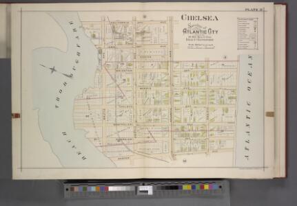 Atlantic City, Double Page Plate No. 12 [Map bounded by California Ave., Atlantic Ocean, Boston Ave., Beach Thoroughfare] / by Ellis Kiser, and O. Barthel...