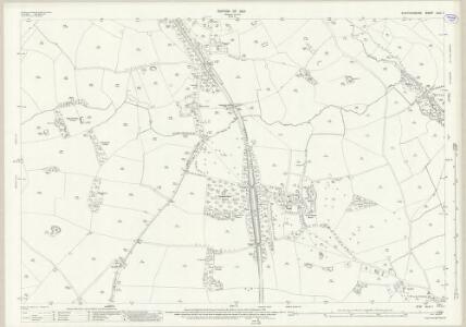 Staffordshire XLIII.7 (includes: Church Eaton; Gnosall; Haughton) - 25 Inch Map
