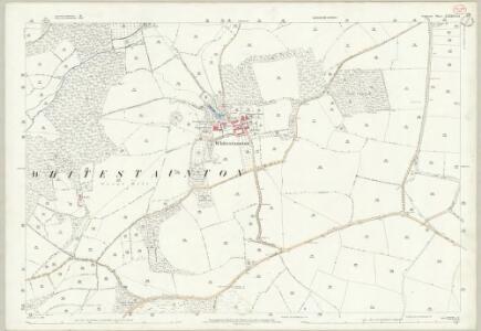 Somerset LXXXVII.14 (includes: Combe St Nicholas; Whitestaunton) - 25 Inch Map