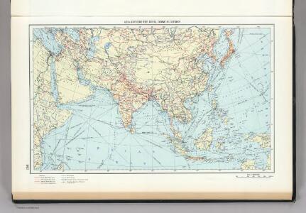 104.  Asia (Outside the USSR) Communications.  The World Atlas.