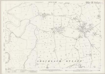 Cheshire LIX.8 (includes: Church Shocklach; Is Y Coed; Shocklach Oviatt; Worthenbury) - 25 Inch Map