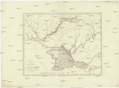 Karte Tauriens oder der Halbinsel Krim und der westlichen nogayischen Tatarei