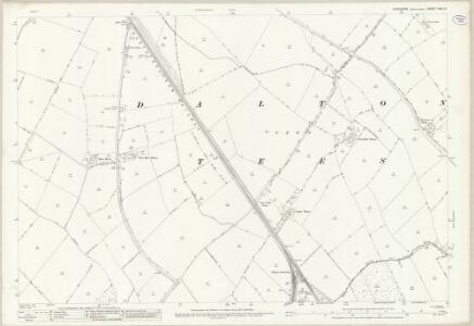 Yorkshire XXVI.14 (includes: Croft On Tees; Dalton Upon Tees; East Cowton) - 25 Inch Map