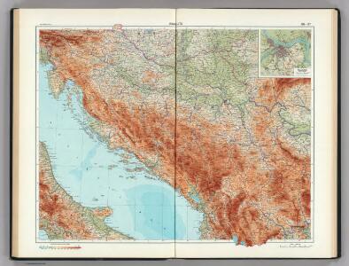 96-97.  Jugoslavia.  (Yugoslavia).  The World Atlas.