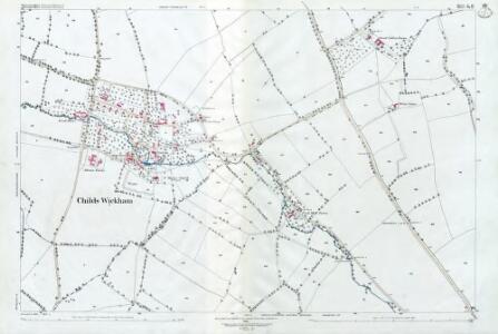 Worcestershire L.13 (includes: Broadway; Buckland; Childs Wickham) - 25 Inch Map