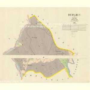 Dürngrün - c8969-2-001 - Kaiserpflichtexemplar der Landkarten des stabilen Katasters