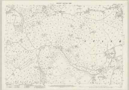 Cornwall LXX.4 (includes: Stithians; Wendron) - 25 Inch Map