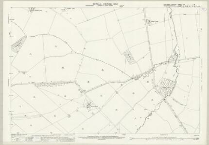 Northamptonshire XIII.16 (includes: Elton; Folksworth and Washingley; Haddon; Morborne; Warmington) - 25 Inch Map